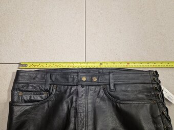 Kožené šněrovací kalhoty Polo 2XL-49x89x117x20 cm - 16