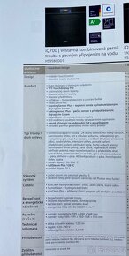 Nová parní trouba SIEMENS STUDIO HS958GDD1 s připojen vody - 16