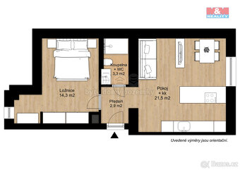 Prodej bytu 2+kk, 45 m², Praha, ul. Konzumní - 16