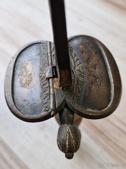 kord důstojník pěchoty Anglie 18.stol - čepel zdobená zlatem - 16