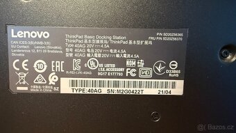 Lenovo L15 notebook i7, 16GB, 500GB, dokina + 2x zdroj - 16