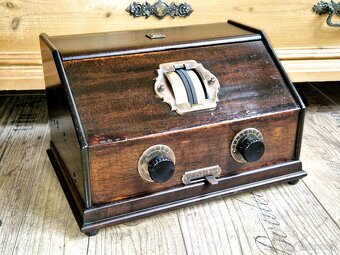 Starožitné rádio Telefunken 4A, rok 1928, Německo - 16