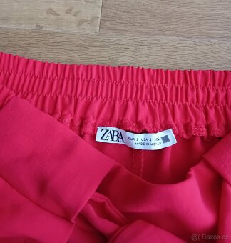 Zara dámské široké kalhoty se zvýšeným pasem vel. S - 16