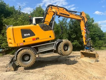 Kolové rypadlo LIEBHERR 914 kolový bagr  LIEBHERR A914 - 16