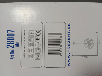 Lustr s písmeny do dětského pokoje průměr stínidla 44 cm - 16