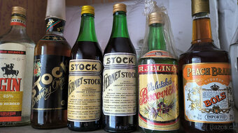Alkohol - vodka, griotte - starý, archivní, retro alk. - 16
