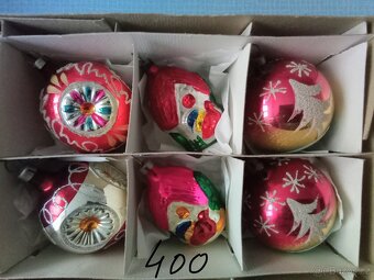 Staré vánoční ozdoby, baňky a jiné - 16