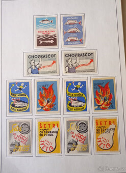 Historické zápalkové nálepky ze Slovenska 1945-58 - 16