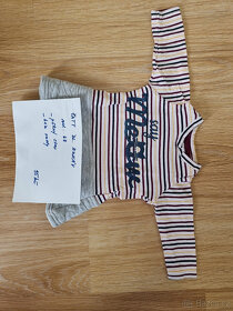 kojenecké body, trička a šaty vel cca 62 - 68 / 3-6 mes - 16