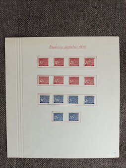 Sbírka známek "Protektorát Čechy a Morava 1938-45" - 16