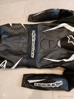 Alpinestars Motegi-Pánská kožená moto kombinéza, jednodílná - 16