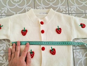 Set zelené legíny Zara + jahodový krémový svetr 104 - 16