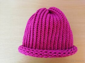 Nová pletená čepice - 16