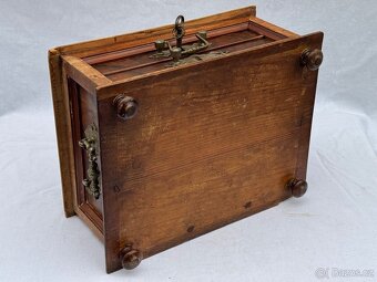 Krásná velice stará šperkovnice Empír - 16