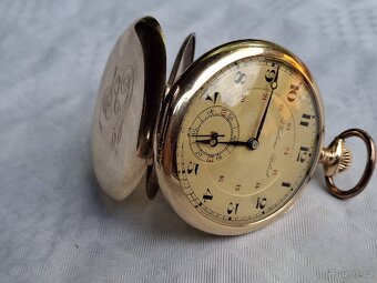 Zlaté kapesní hodinky J.Calame Robert - 16