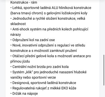 Kočárek Jasmine 2v1 - 16