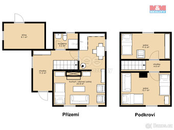 Prodej chaty, 67 m², Lásenice - 16