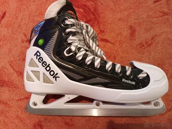 Brankářské brusle Reebok 20K, vel.11, užší, 1x použité - 16