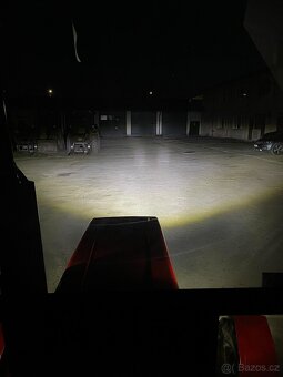 Zetor přední LED světla 143mm 5,75' (angel eyes) - 16