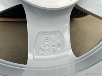 185/60R15 nová alu kola škoda rapid fabia III 6x15 5x100 - 16