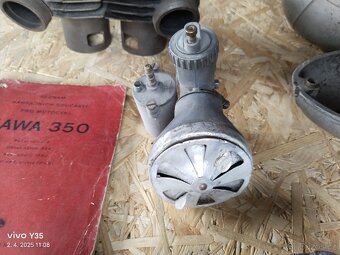 Jawa 350 pérák, Ogar 350 - díly motoru - 16