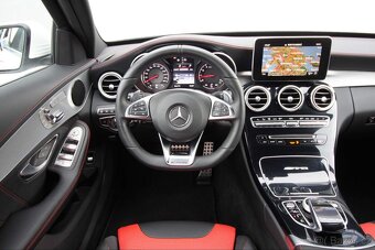 C63 AMG,W205,350kw,LED,NAPPA,ACC,HUD,360°Kamery,POLAR bílá - 16