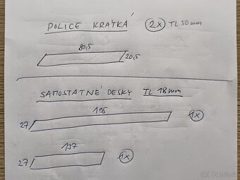 Nábytek z lamina - obývák / pracovna / dětský pokoj - 16