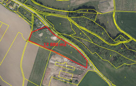 Dolany - Krabčice - prodej souboru pozemků 12880 m2 - 16