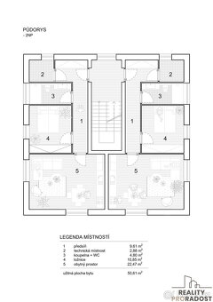 Prodej bytu 2 + kk 50 m2 - 16