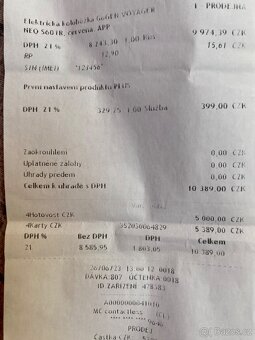 Záruka El. Koloběžka Gogen S601 Červená 100% Stav - 16