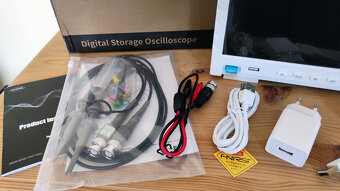 Osciloskop FNIRSI 2x100MHz s generátorem 10MHz NOVÝ - 16