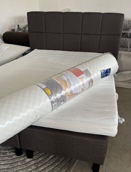 Prodám novou boxspring postel 140 x 200 cm - 16