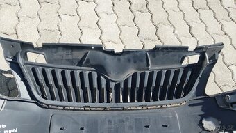 Škoda Fabia 2 – Nárazník přední stribrný 9156 Facelift - 16