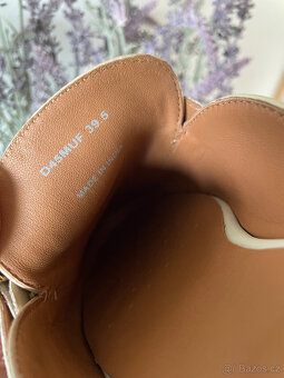 Smetanové celokožené pantofle moles Geox 39 a 39,5 - 16
