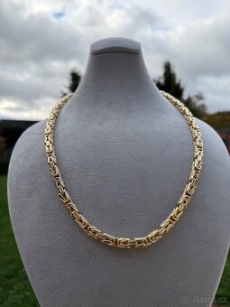 Zlatý řetěz KRÁLOVSKÁ VAZBA - 67.5g 68cm - 8mm - NOVÝ ZLATO - 16