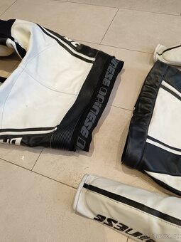 Dainese Stripes-Dámská Pánská kožená moto kombinéza, dvoudíl - 16