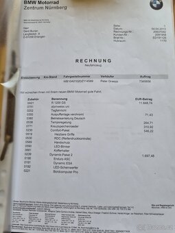 BMW 1200 GS, R.v. 2013, 54tis. Km, servisní knížka - 16