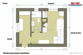 Prodej chaty, 36 m², Myslív, zahrada 367 m² - 16