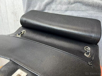 Originální kabelka Chanel Double Flap Classic Bag černá stří - 16