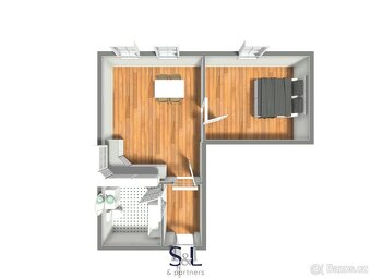 Pronájem bytu 2+kk, 45 m2 - Cvikov I, ev.č. 01165 - 16
