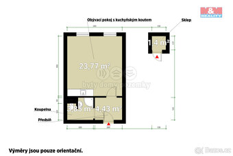 Prodej bytu 1+kk, 31 m², Plzeň, ul. Rabštejnská - 16