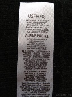 Nové unisex zimní kruhové šály ALPINE PRO -černá, tmavě zel. - 16