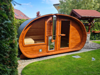 Oválná sauna s odpočívárnou - 16