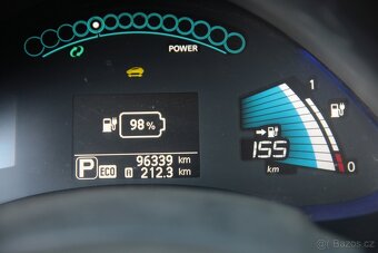Nissan Leaf 2017 30kWh - lehce poškozený - plně pojízdný - 16
