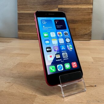 iPhone SE 2020 64GB, červený, 100% baterie (rok záruka) - 16