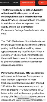 APEX ARC8 GR/GT86 5x100 R17 - 16