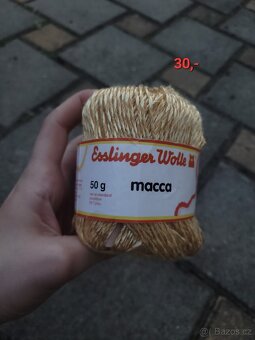 Příze na pletení/háčkování (bavlna, vlna, akryl, chlupaté) - 16