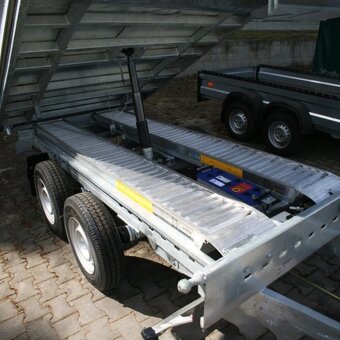 2700Kg 3-stran - hydralická sklopka 3,30m x1,76 ,ALU bočnice - 16