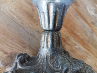 STAROŽITNÁ RUČNĚ FOUKANÁ PETROLEJKA - FRANCIE 1920 ART DECO - 16