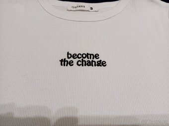 Dívčí triko, crop-top vel. 158/164 - 16